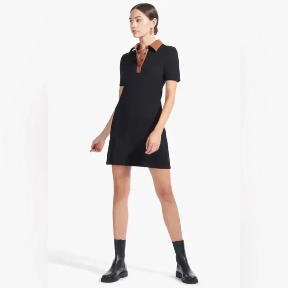 green emerald velvet dress STAUD Women's Black Vegan Leather Lynn Belted Faux Mini Shirtdress XS at  Amazon Women's Clothing store
